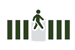 ped crosswalk icon