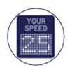 speed feedback sign icon